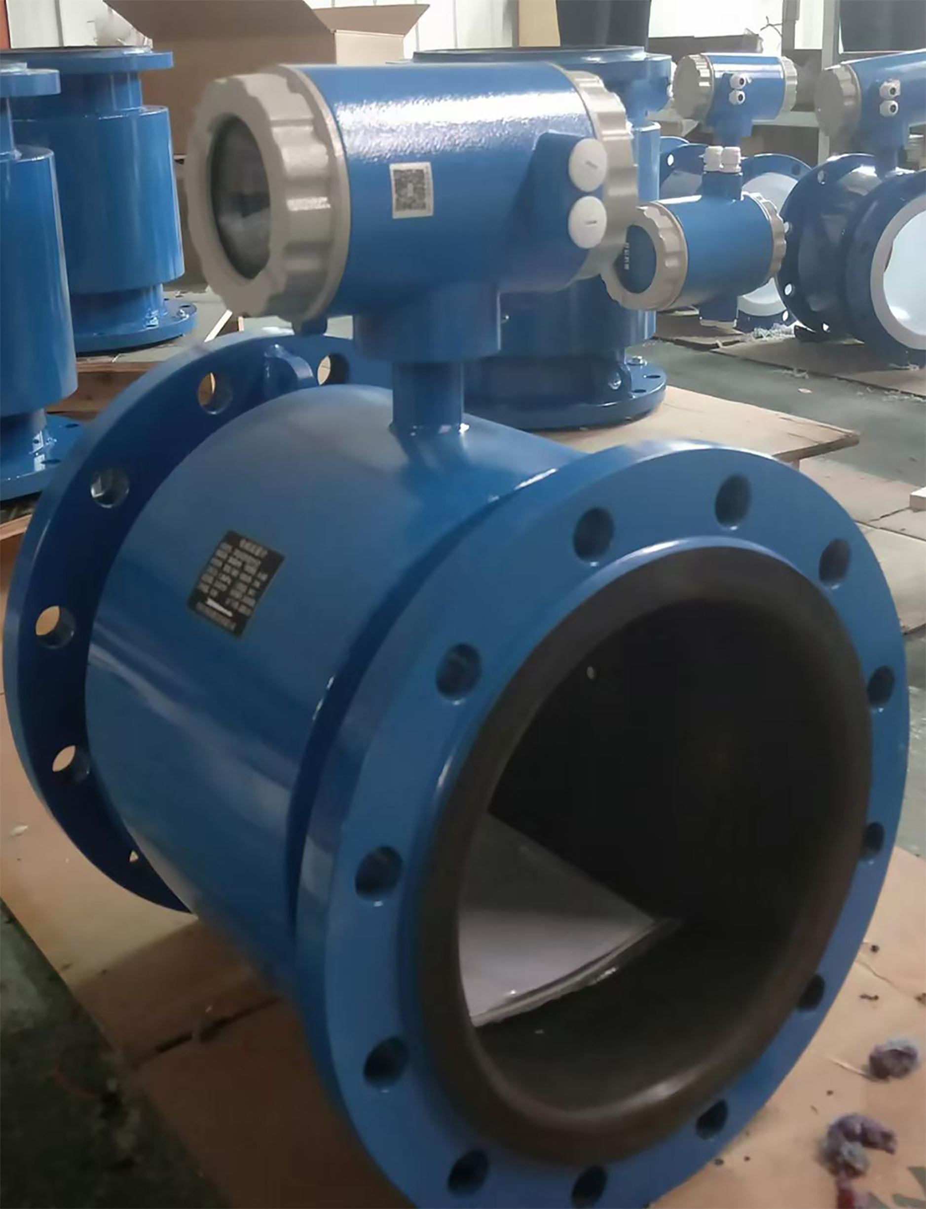 DN250电池供电电磁流量计发往贵州赤水